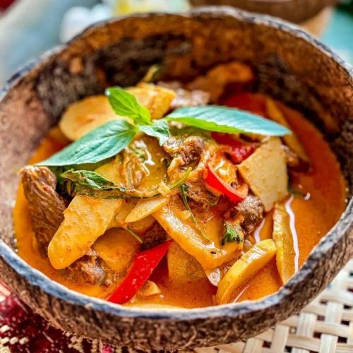 Thai Eggplant and Bamboo Shoot Curry