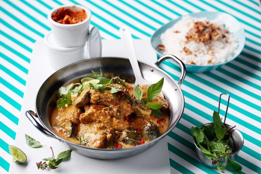 Thai Eggplant and Chicken Yellow Curry