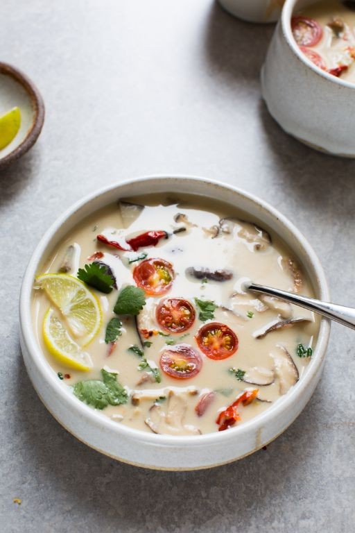 Thai Eggplant in Coconut Milk Soup