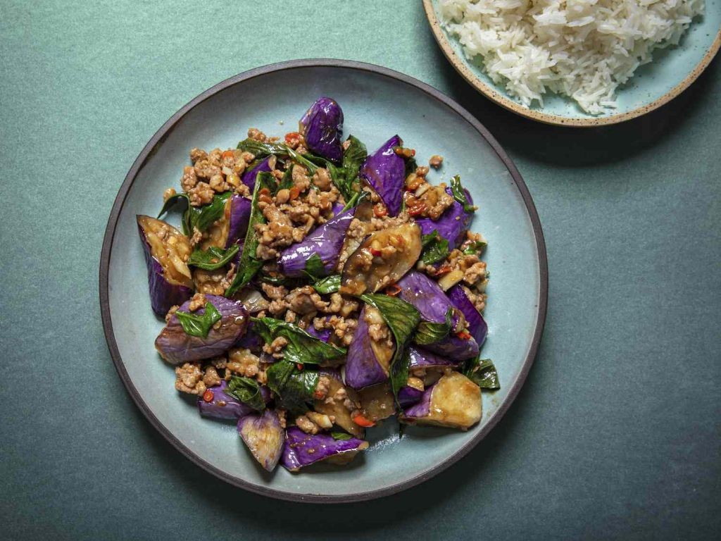 Thai Eggplant with Minced Pork
