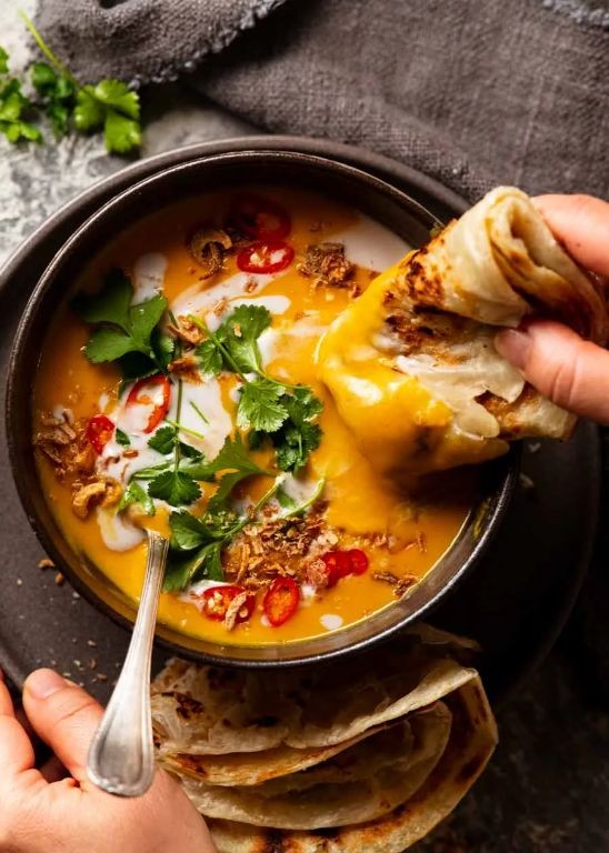 Thai Pumpkin Soup with Coconut