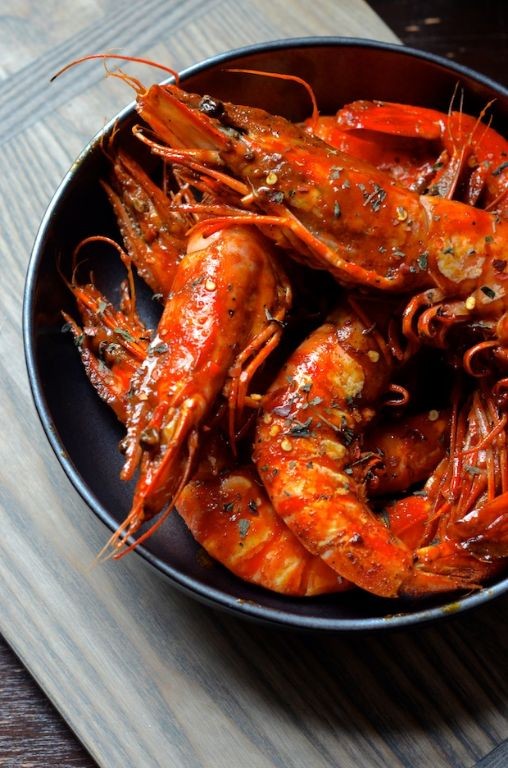 Thai Red Curry Shell On Shrimp