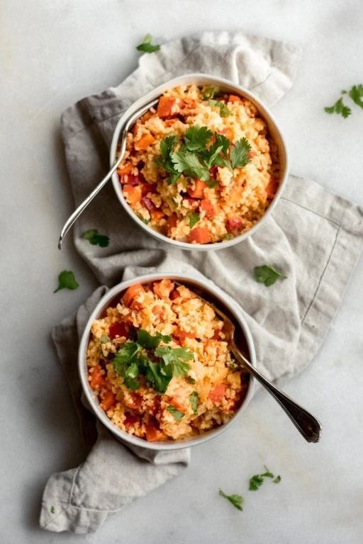 Thai Red Curry with Cauliflower Rice