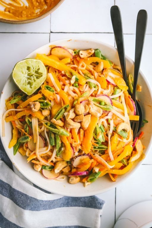 Thai-Inspired Peanut Pasta Salad