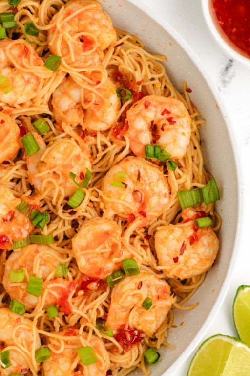 Thai-Inspired Spicy Shrimp Pasta