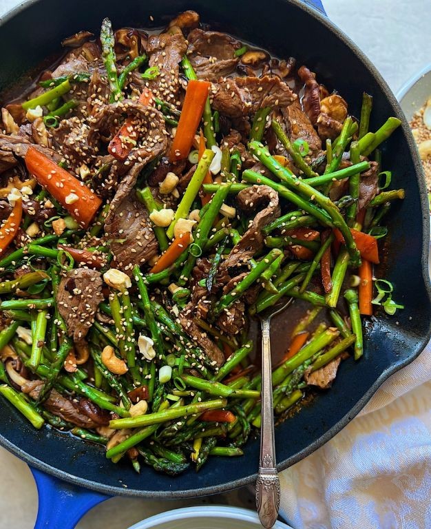 Thin Sirloin Steak Stir-Fry