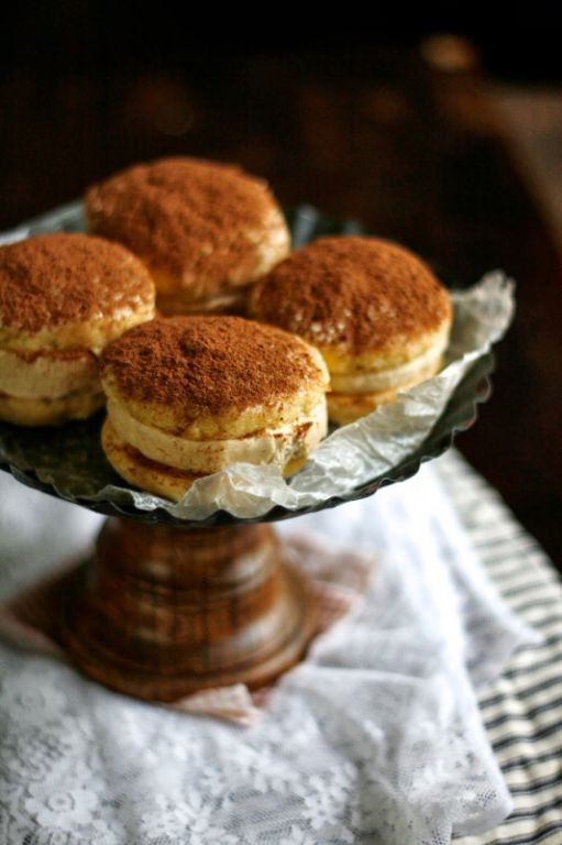 Tiramisu Ice Cream Sandwich with Coffee-Infused Wafers