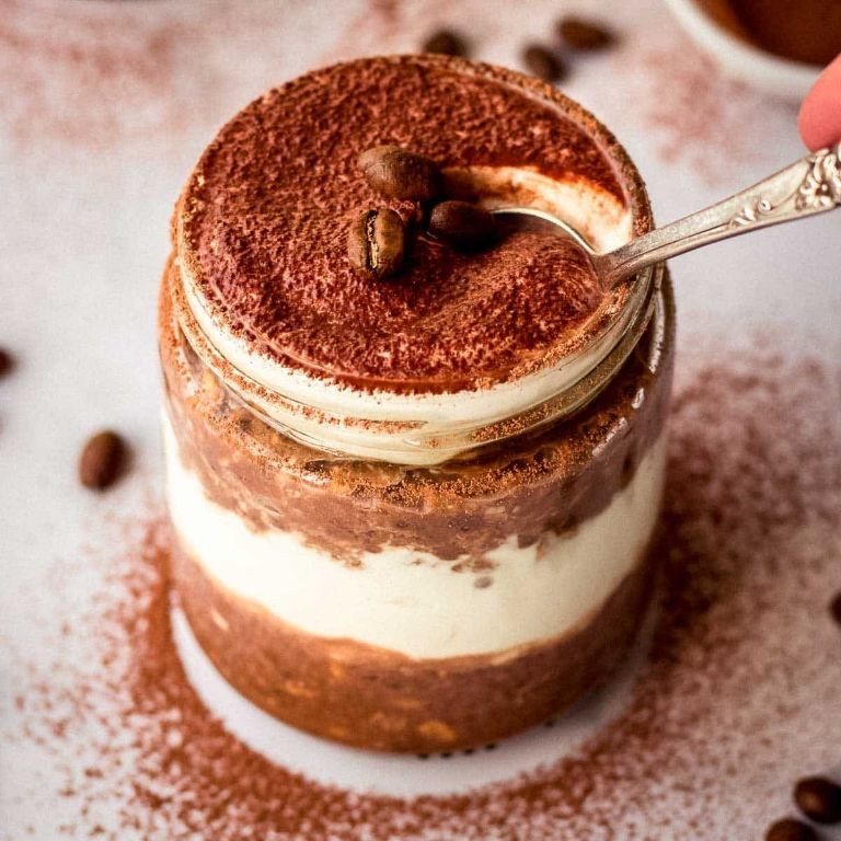 Tiramisu Protein Oatmeal