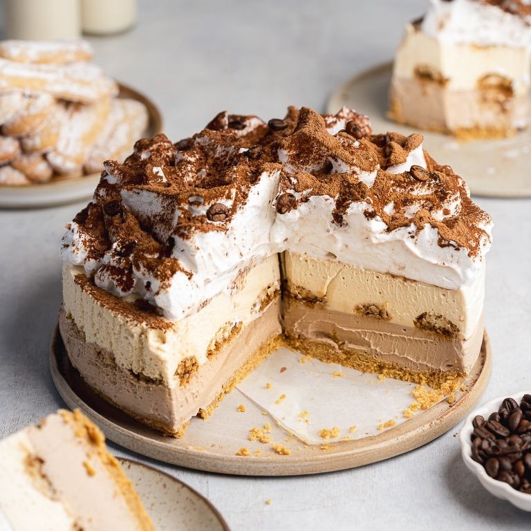 Tiramisu Tofu Cheesecake