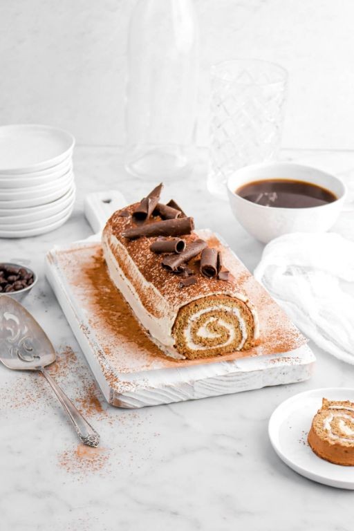 Tiramisu-Inspired Volcano Cake with Coffee Drizzle