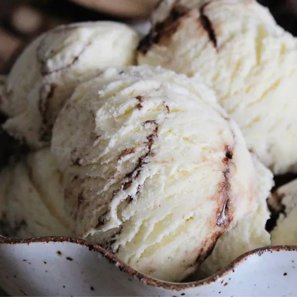 Toasted Coconut Swirl Ice Cream