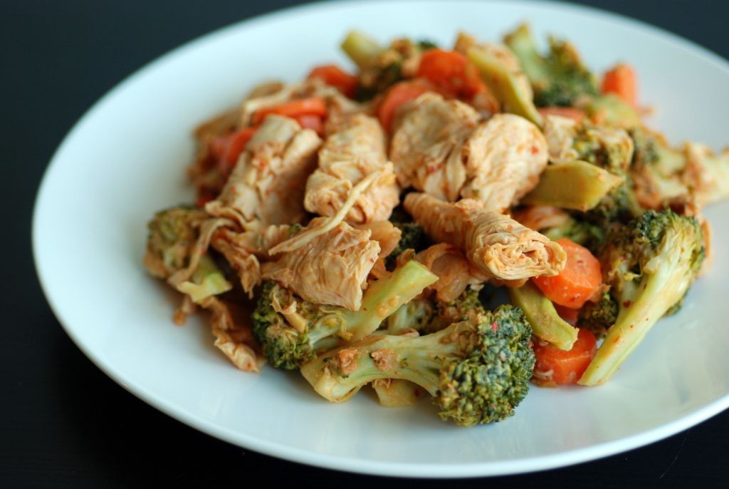 Tofu Skin and Kimchi Stir-Fry
