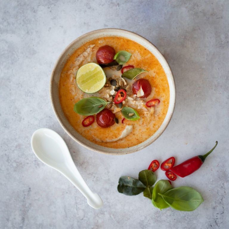 Tom Yum Inspired Spicy Congee