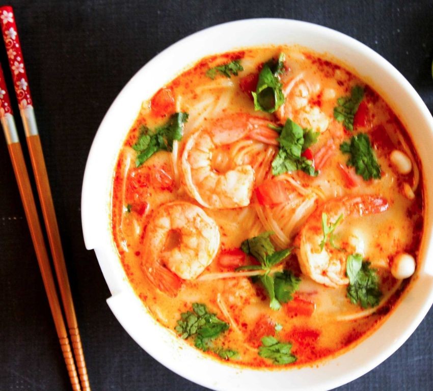Tom Yum Soup with Shrimp