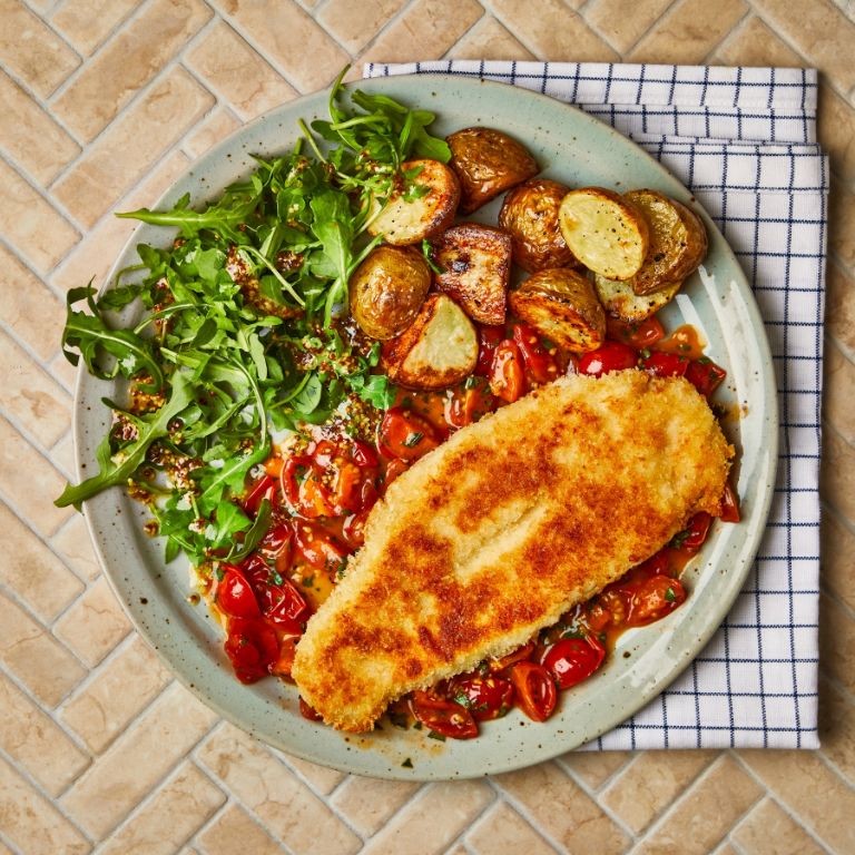 Tomato Basil Spanish Hake