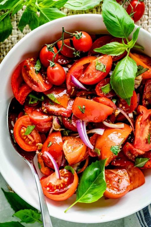 Tomato Basil Wedge Salad