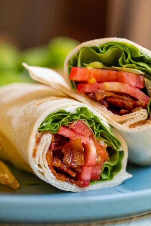 Tomato and Bacon Lettuce Wraps