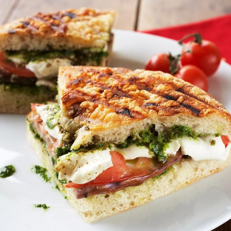 Tomato and Mozzarella Panini