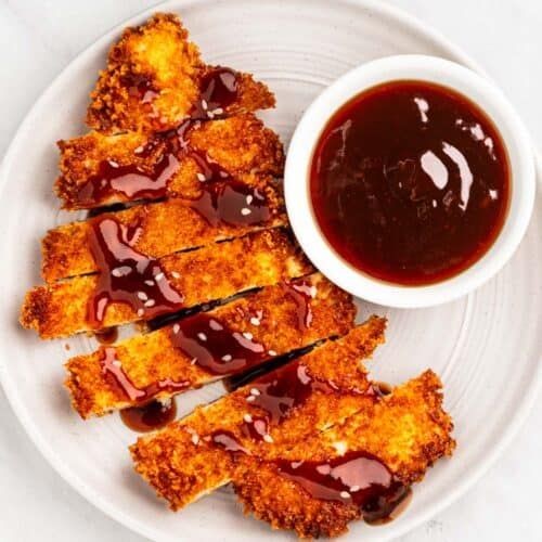 Tonkatsu Sauce with a Dash of Soy Sauce