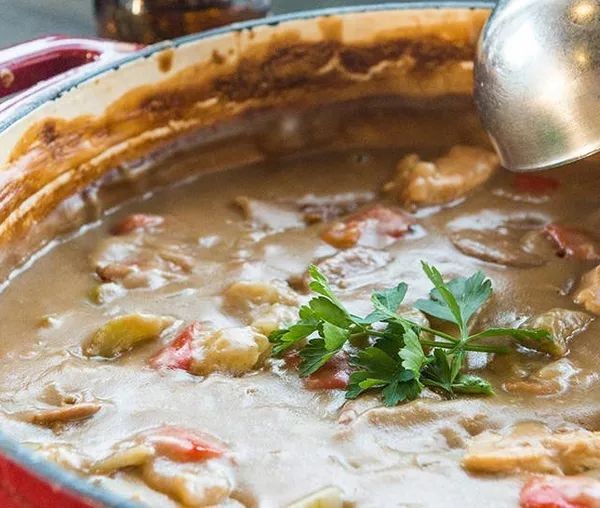 Traeger Smoked Chicken and Sausage Gumbo