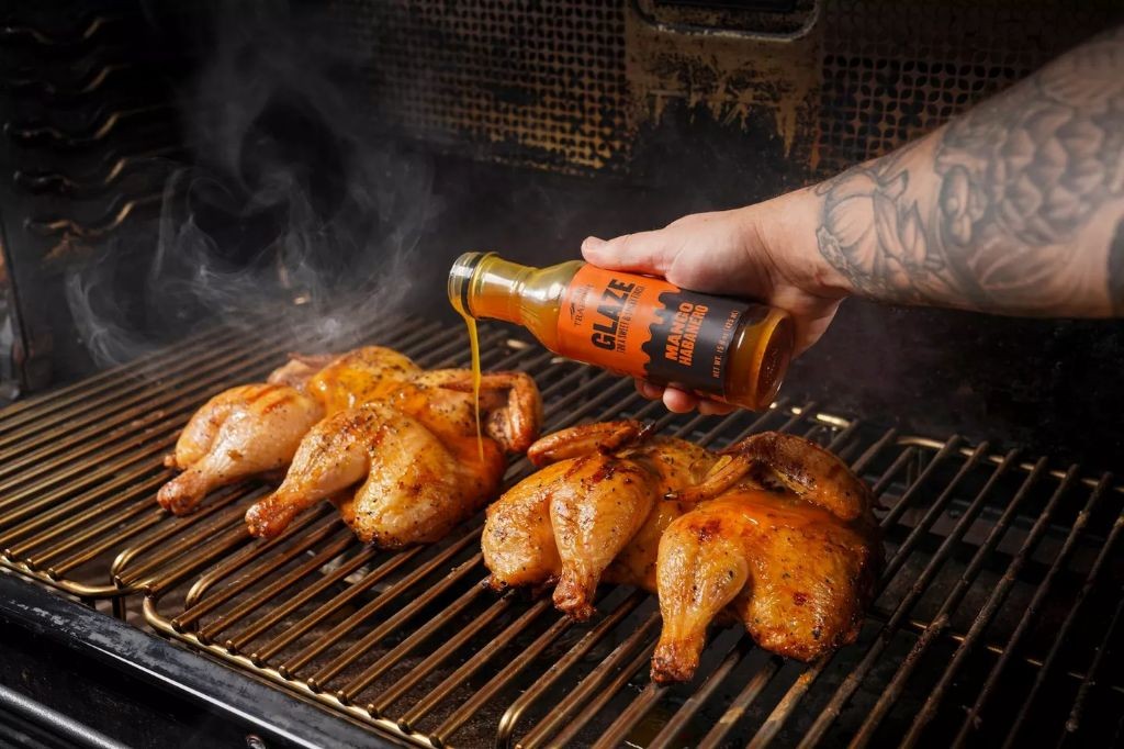 Traeger Smoked Grouper with Mango-Habanero Glaze