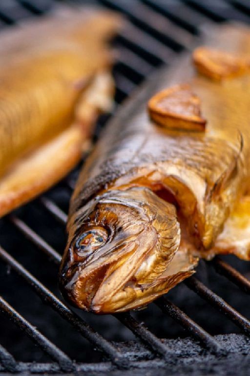 Traeger Smoked Mackerel with Herb Crust