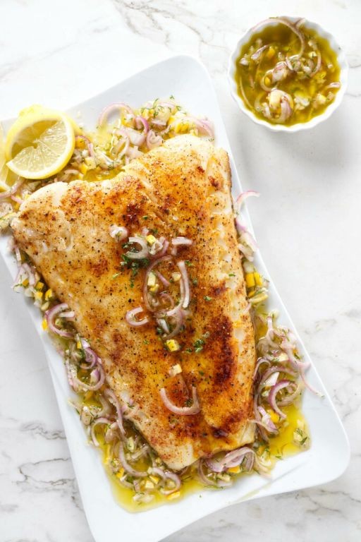 Traeger Smoked Snapper with Citrus Herb Butter