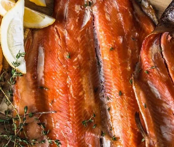 Traeger Smoked Trout with Maple Glaze