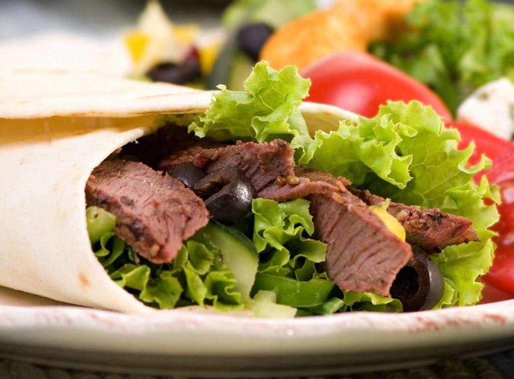 Tri Tip Caesar Salad Wrap