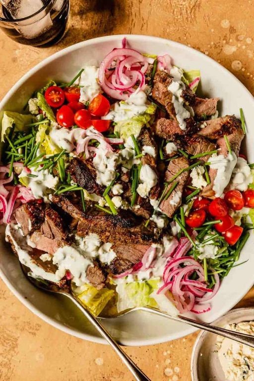 Tri Tip Steak Salad with Blue Cheese
