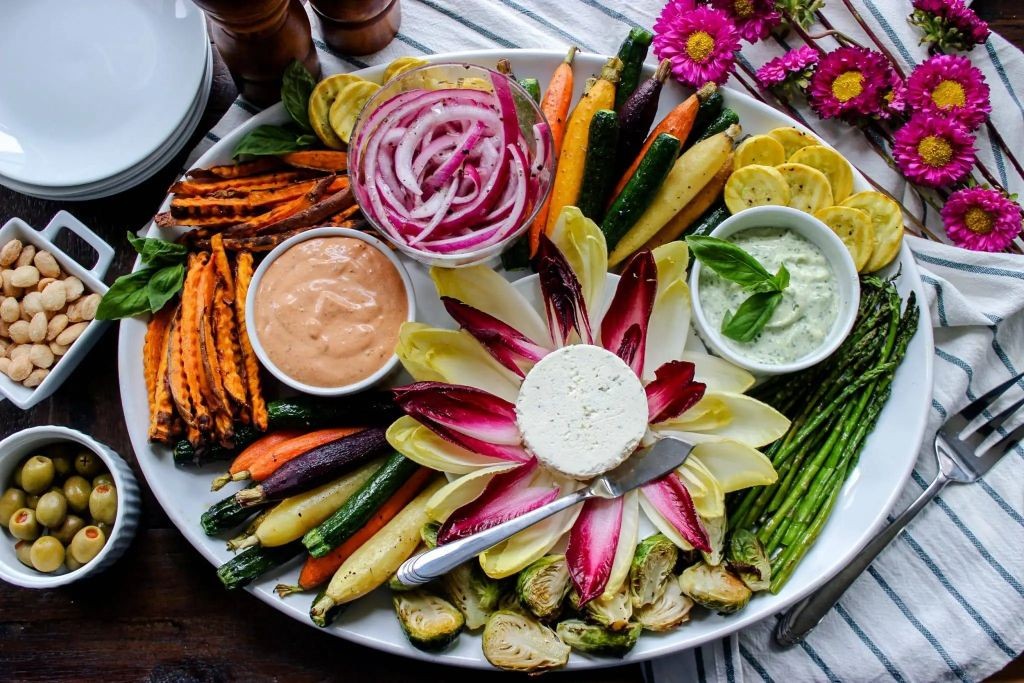 Tri Tip and Roasted Vegetable Platter