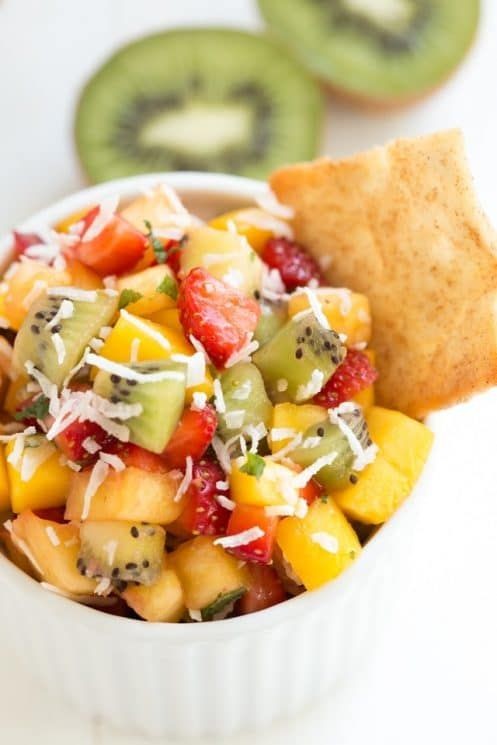Tropical Frozen Fruit Salsa