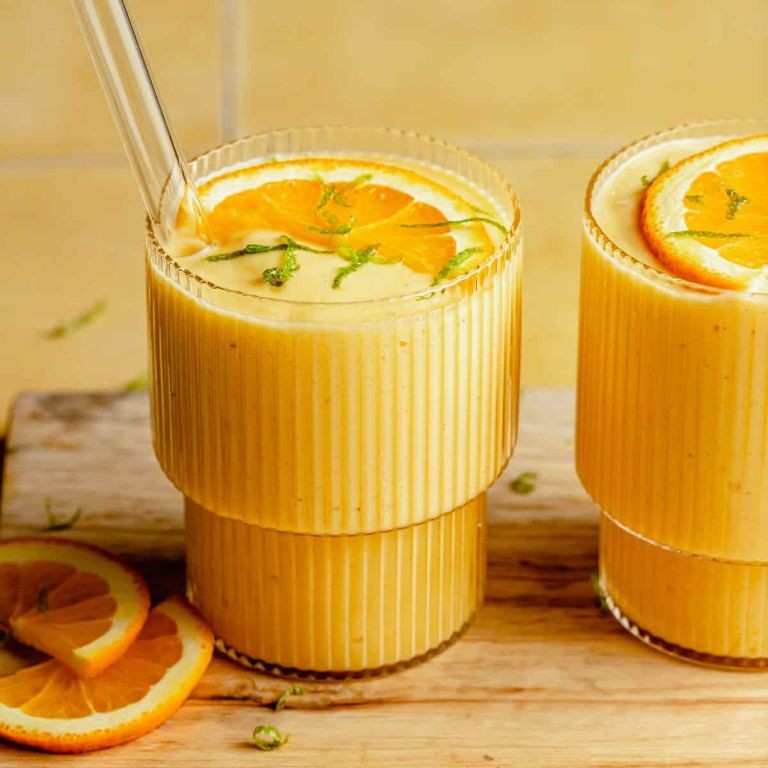 Tropical Orange Mango Smoothie