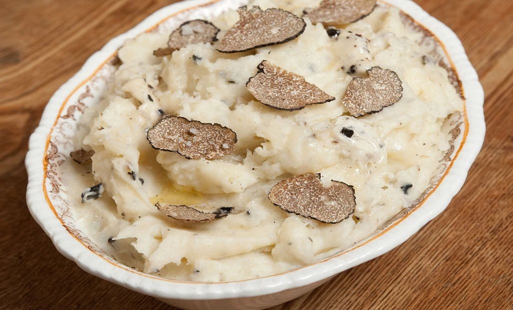 Truffle Mashed Potatoes with Garlic
