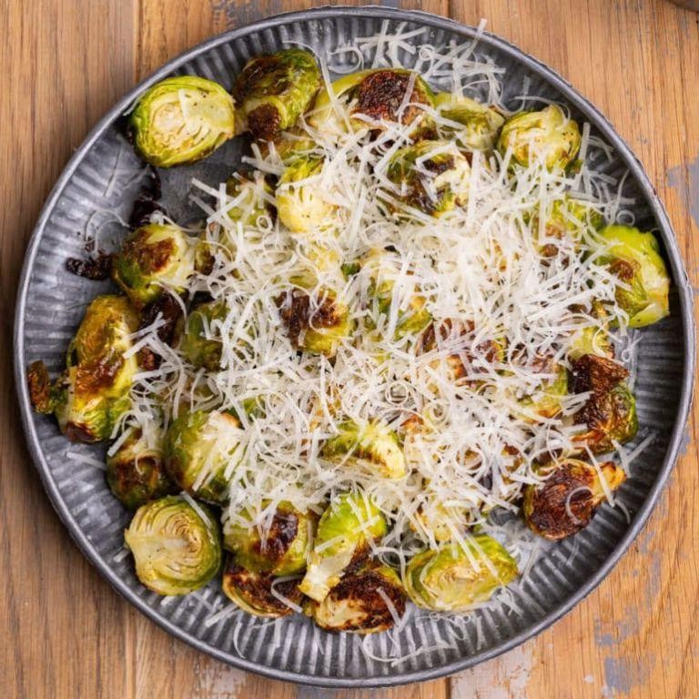 Truffle Oil Roasted Brussels Sprouts
