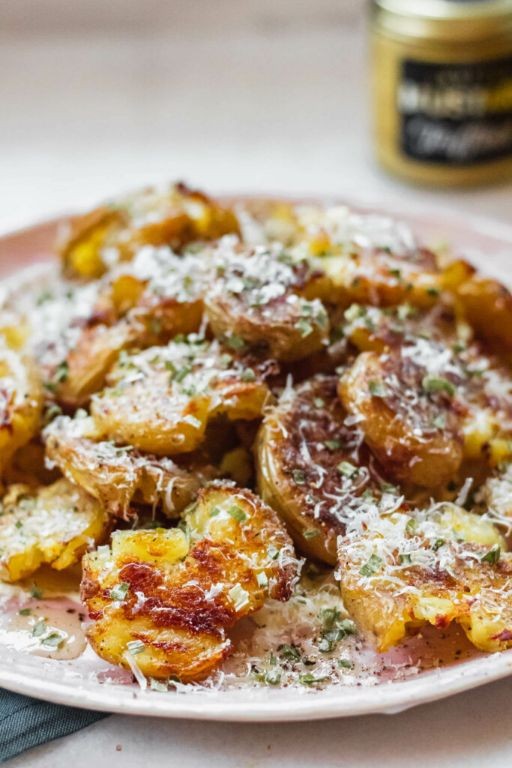 Truffle Oil and Parmesan Baby Potatoes