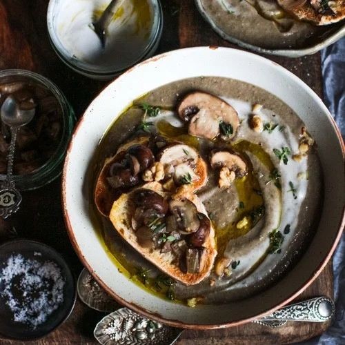 Truffle and Wild Mushroom Soup