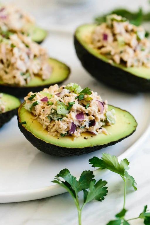 Tuna Salad Stuffed Avocado