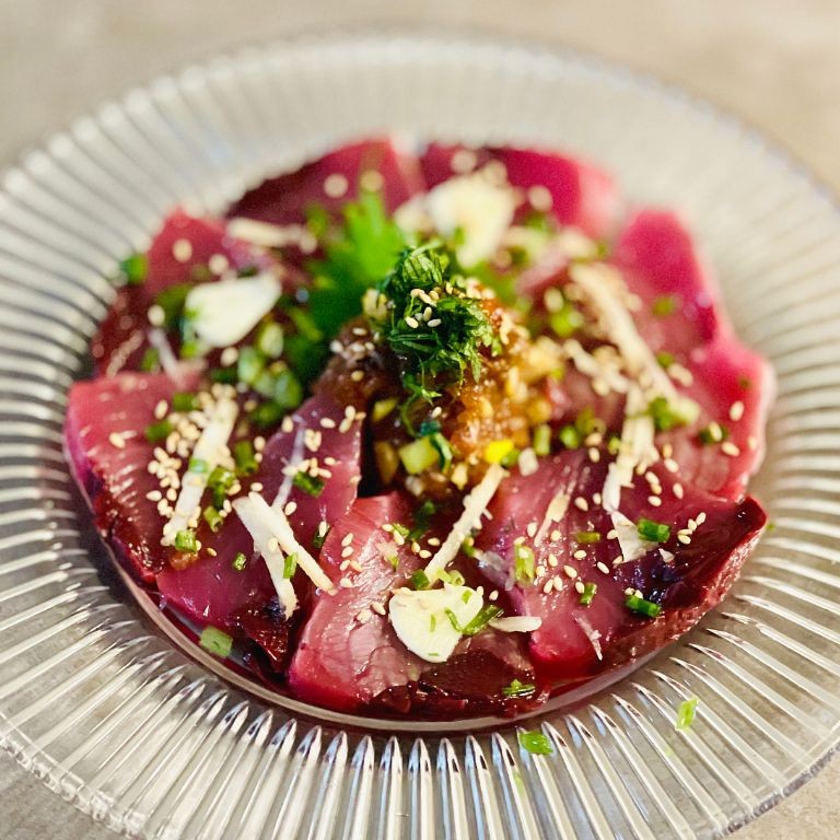 Tuna Sashimi with Yuzu Kosho