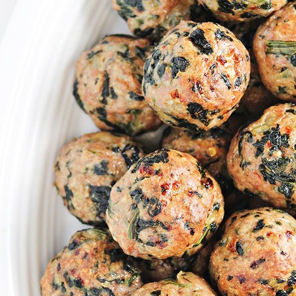 Turkey and Spinach Meatballs
