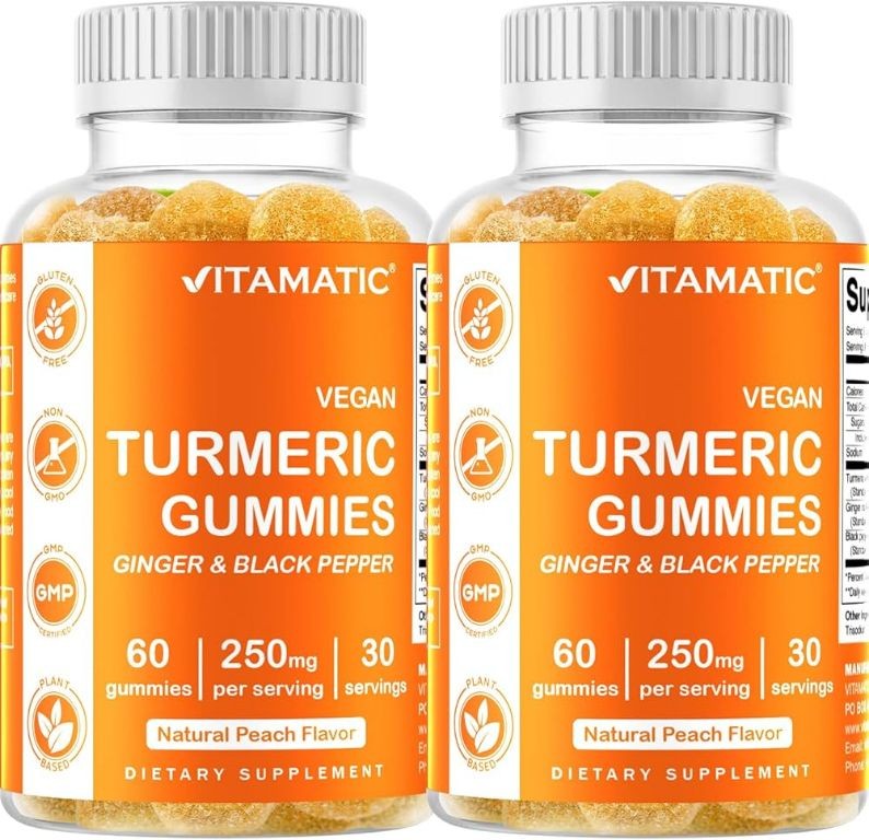 Turmeric Ginger Vegan Gummies