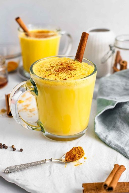 Turmeric and Ginger Golden Milk Latte