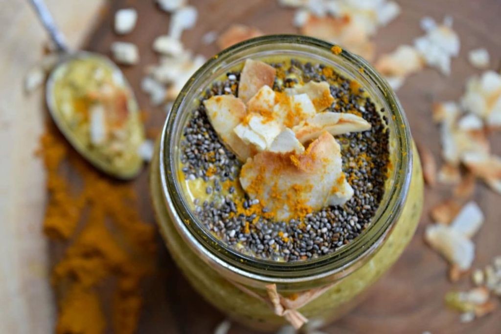Turmeric and Ginger Overnight Oats