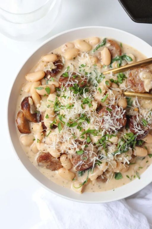 Tuscan White Bean and Italian Sausage Casserole