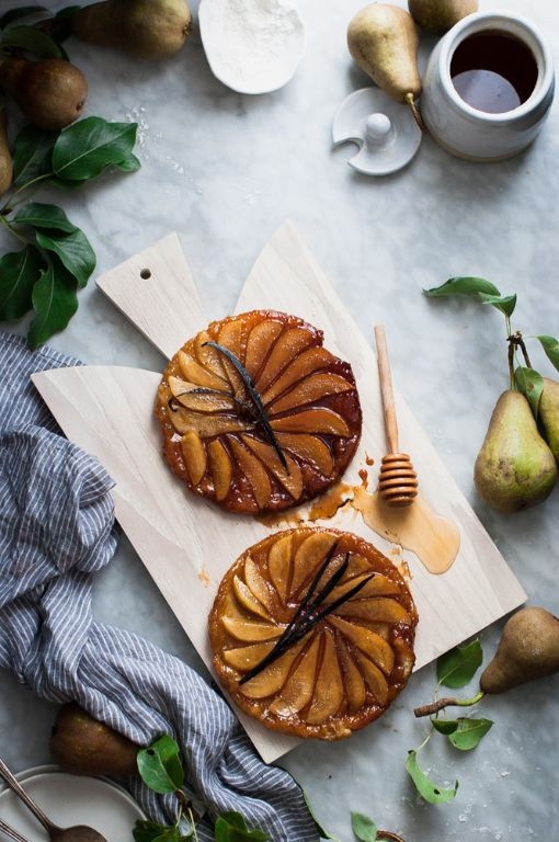 Vanilla Bean Pear Tart