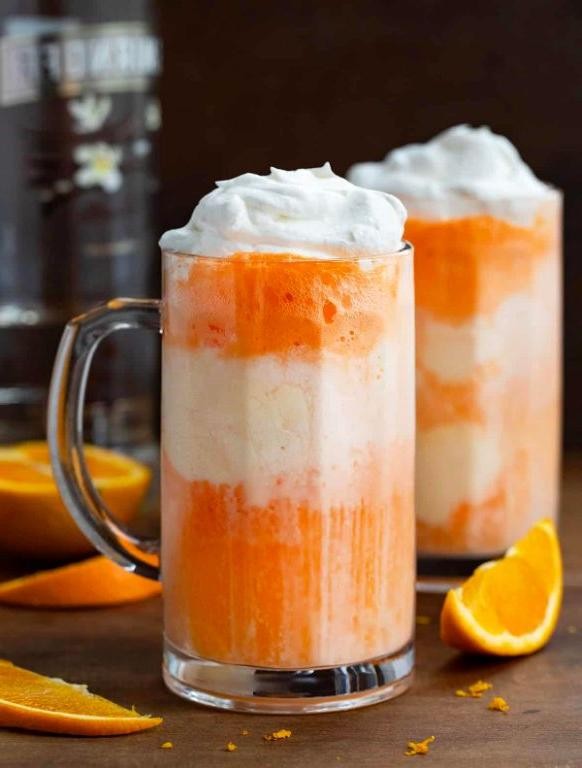 Vanilla Orange Creamsicle Float