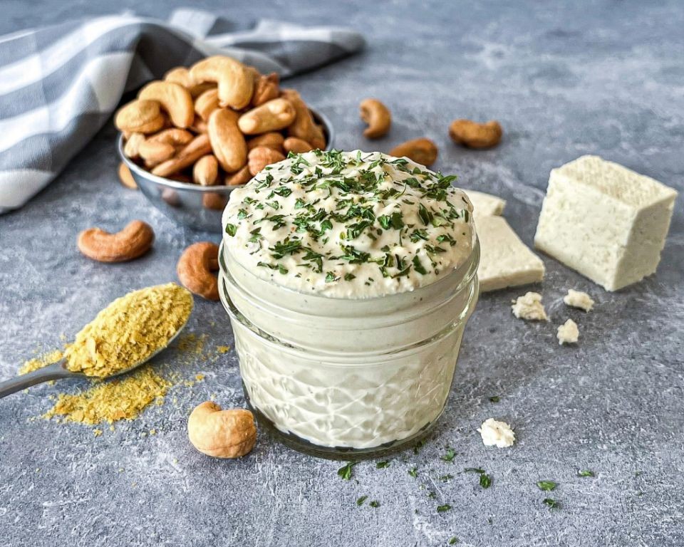 Vegan Cashew Blue Cheese Dressing