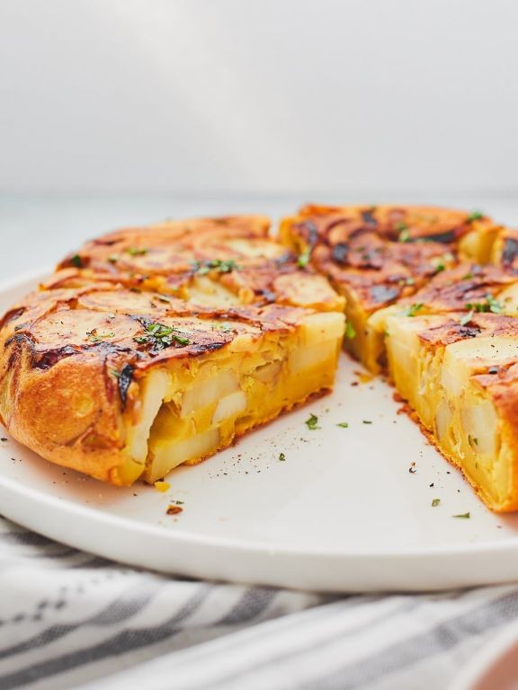 Vegan Chickpea Flour Spanish Tortilla