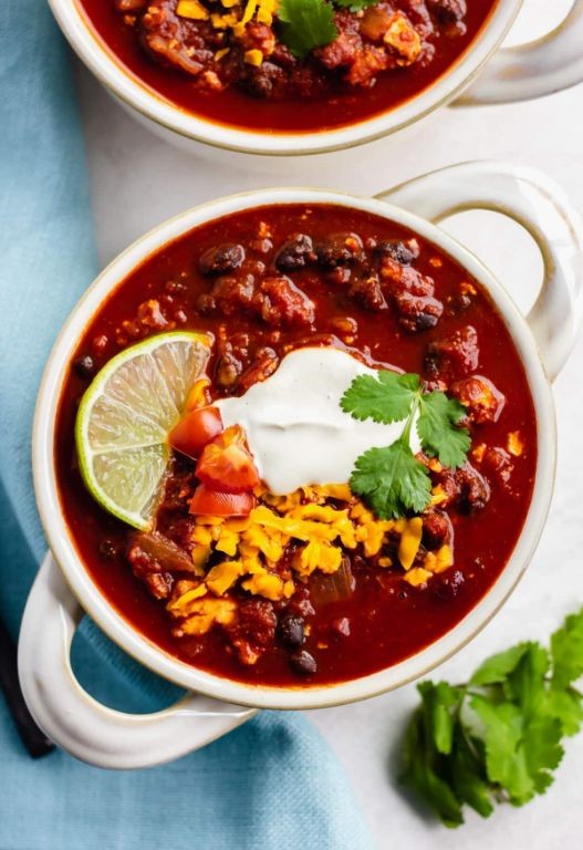 Vegan Ground Beef Chili