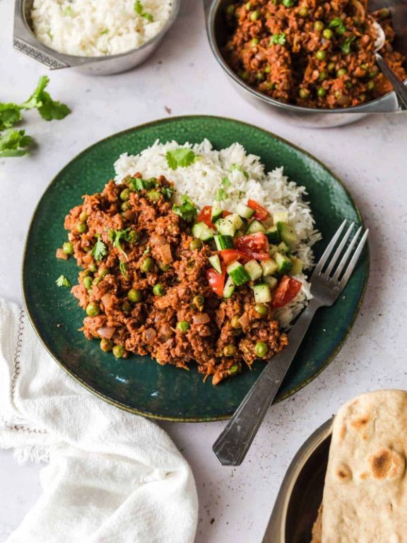 Vegan Ground Beef Curry